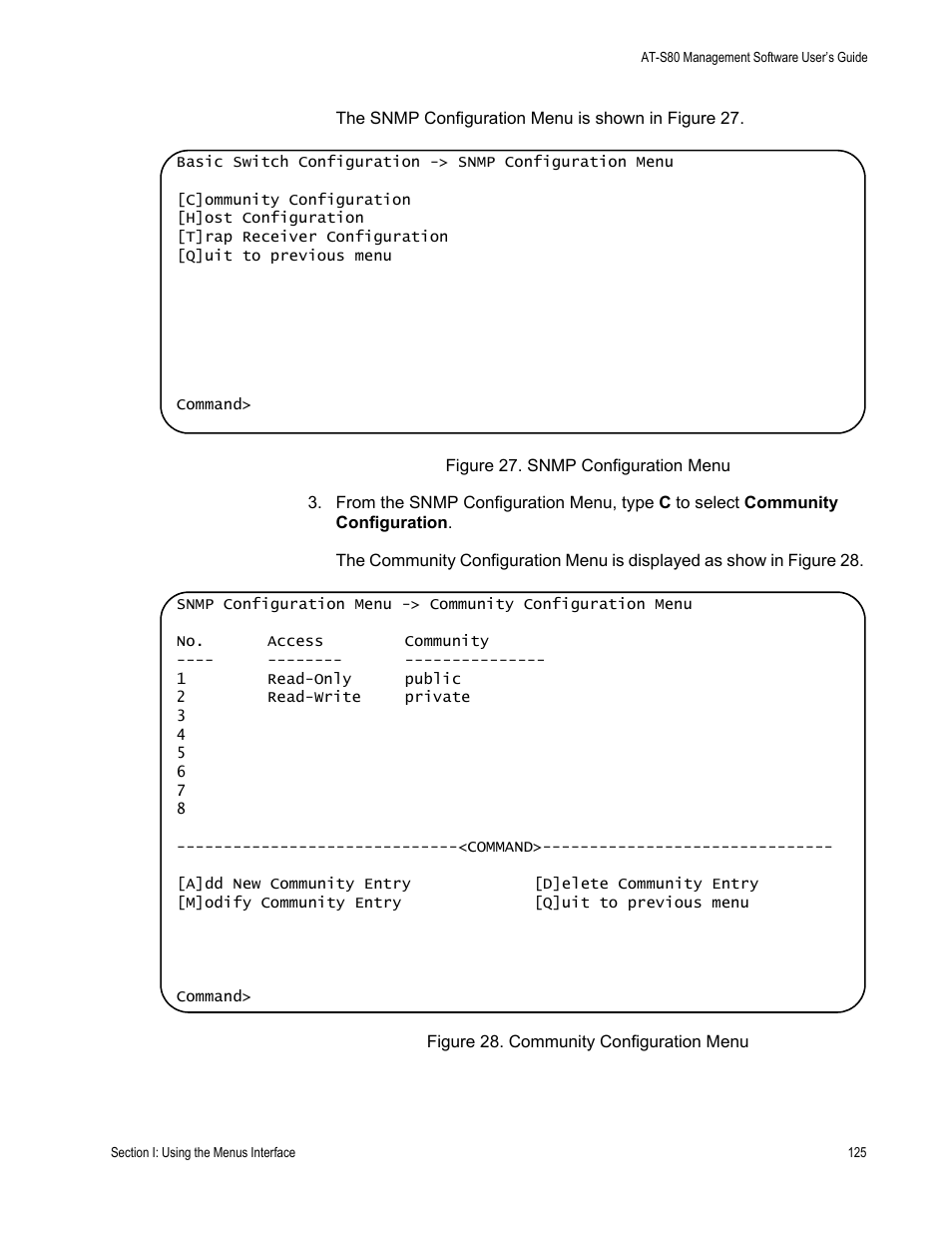 Allied Telesis AT-S80 User Manual | Page 125 / 346
