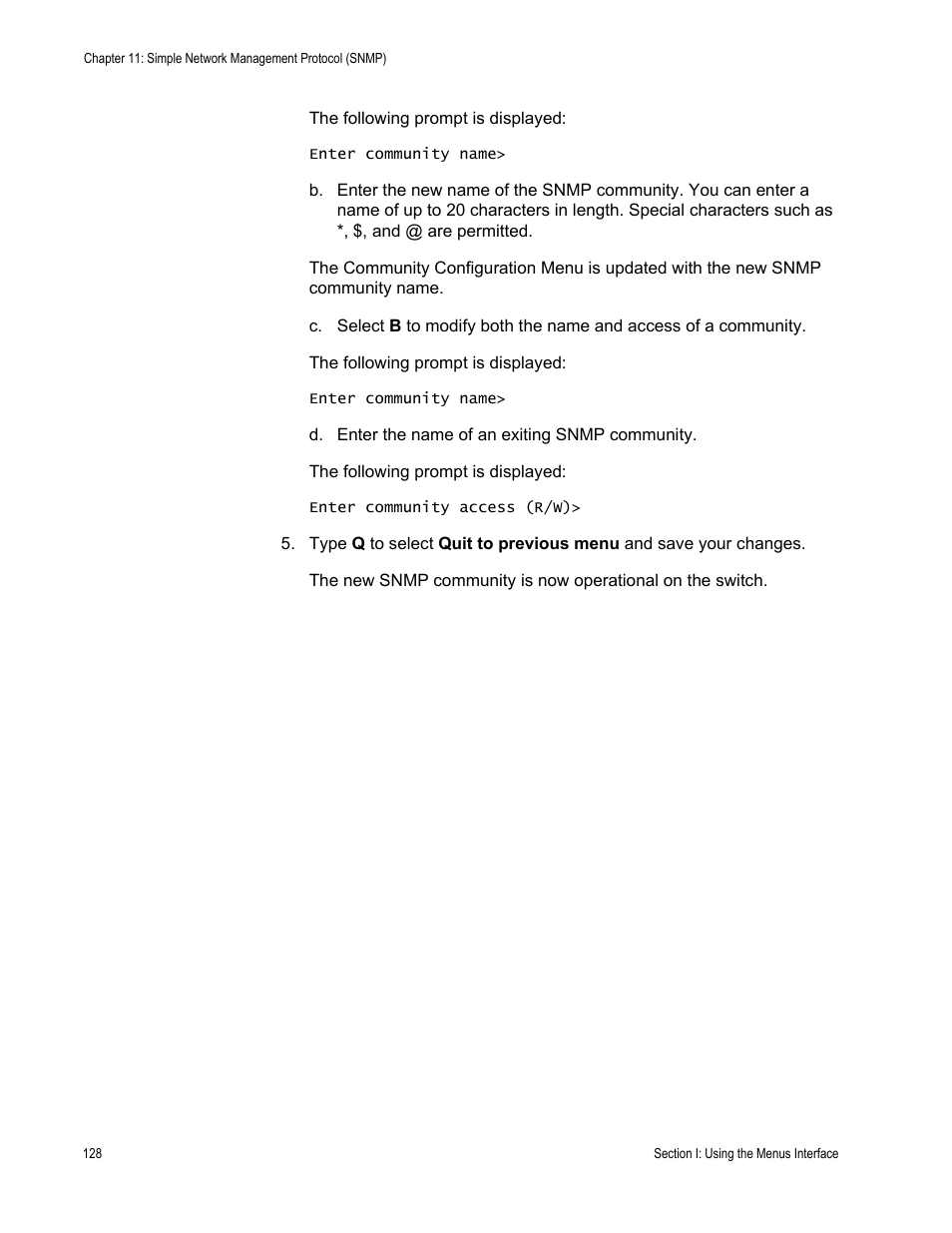 Allied Telesis AT-S80 User Manual | Page 128 / 346