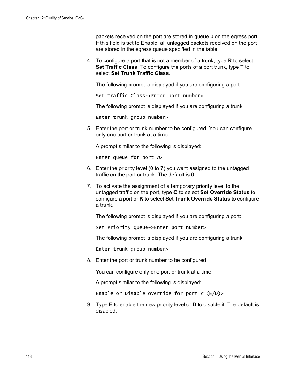 Allied Telesis AT-S80 User Manual | Page 148 / 346