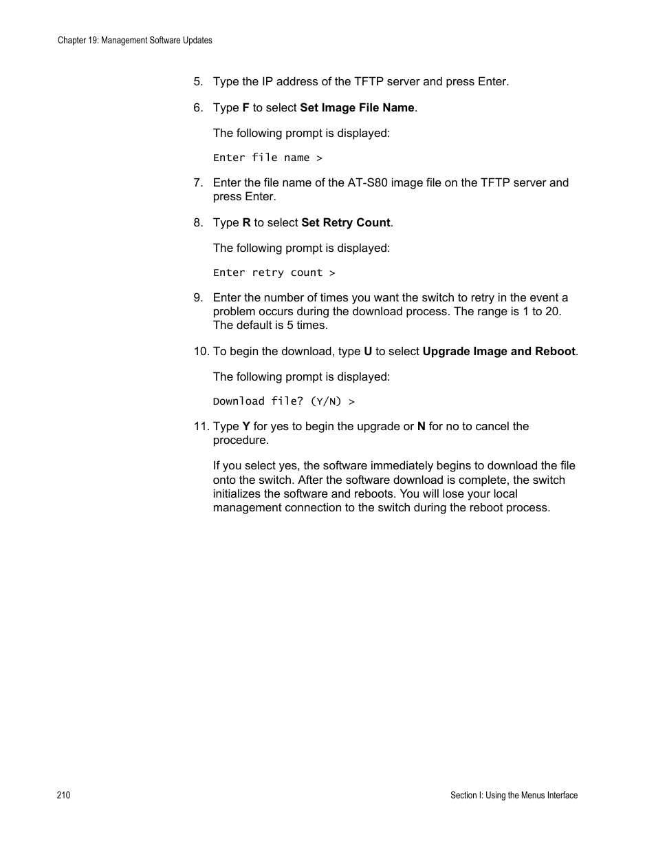 Allied Telesis AT-S80 User Manual | Page 210 / 346