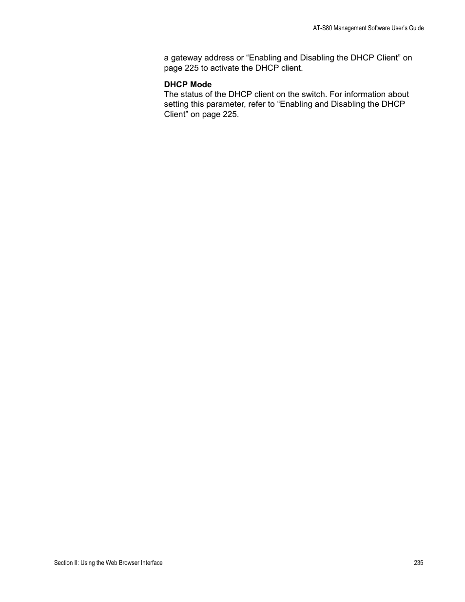 Allied Telesis AT-S80 User Manual | Page 235 / 346