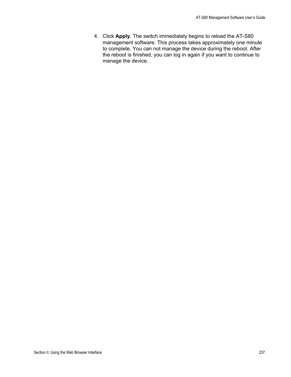 Allied Telesis AT-S80 User Manual | Page 237 / 346