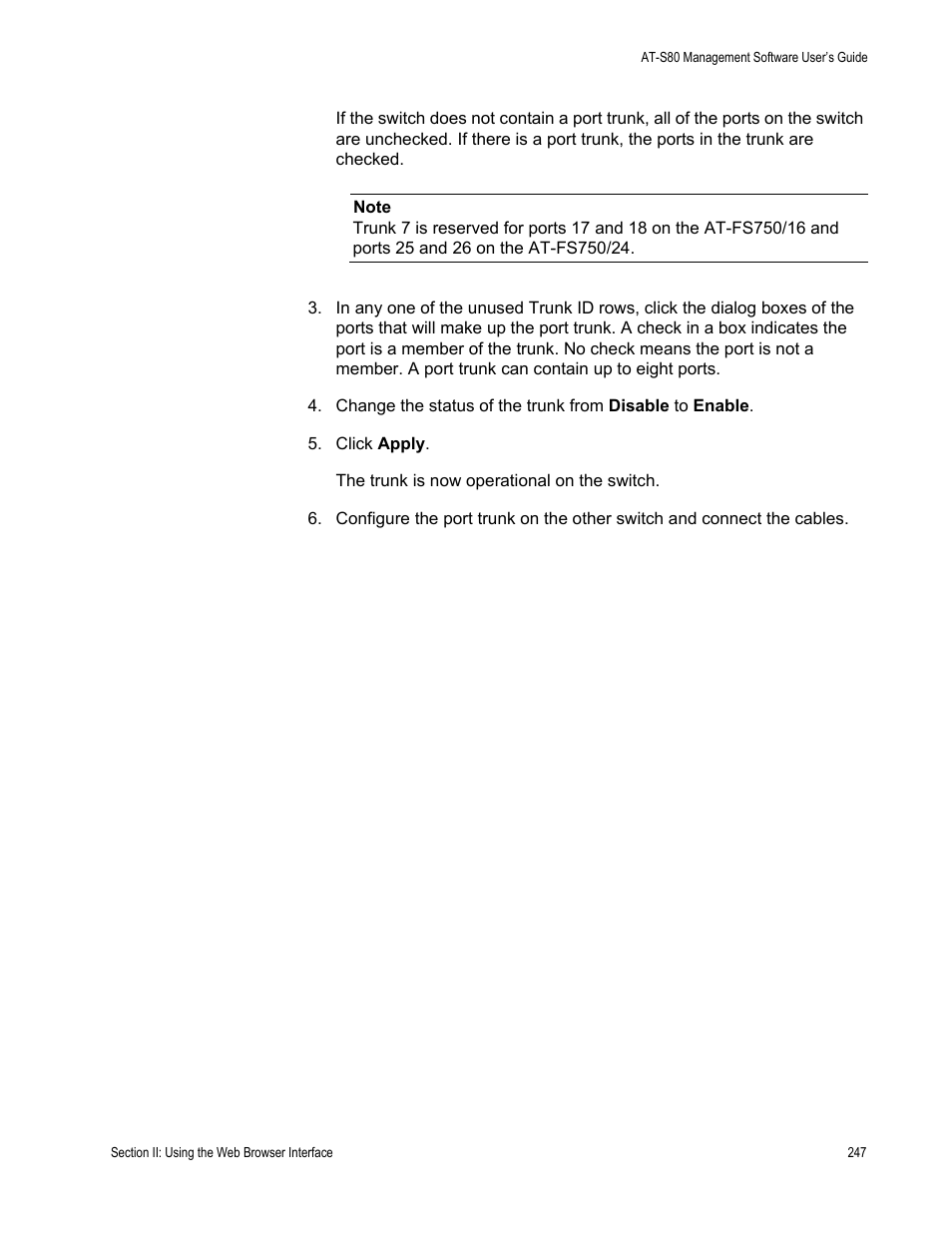 Allied Telesis AT-S80 User Manual | Page 247 / 346