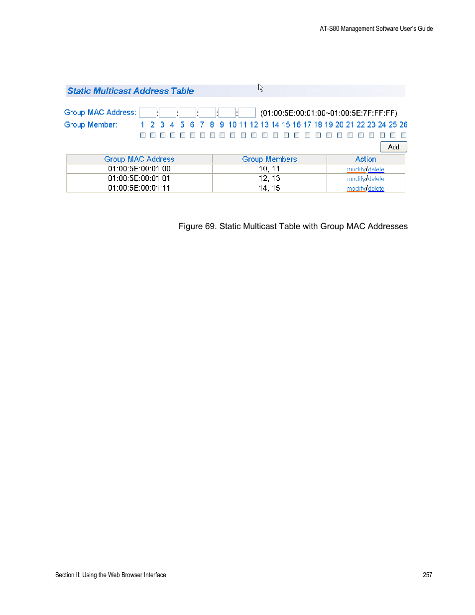 Allied Telesis AT-S80 User Manual | Page 257 / 346