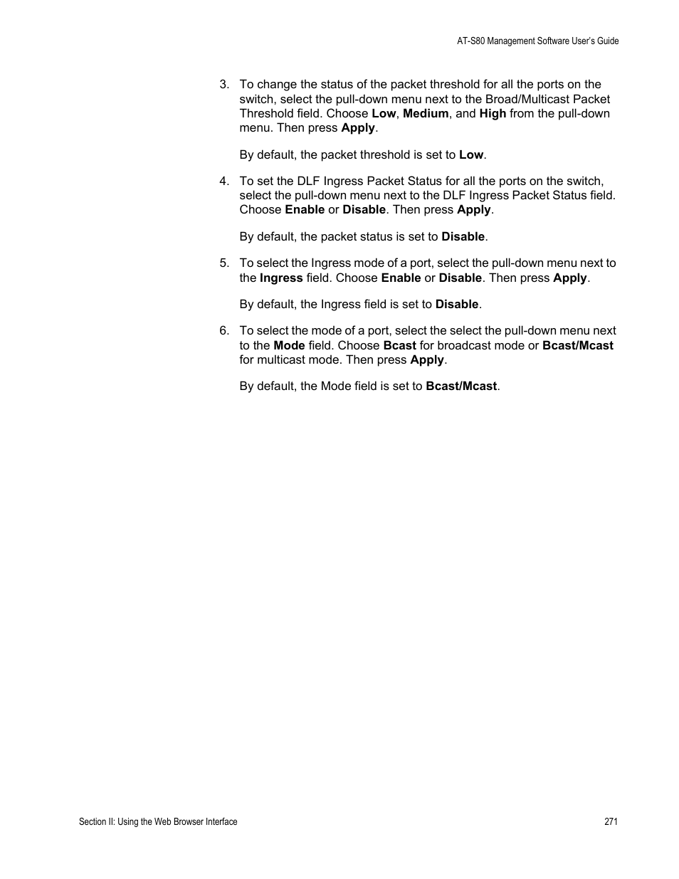 Allied Telesis AT-S80 User Manual | Page 271 / 346