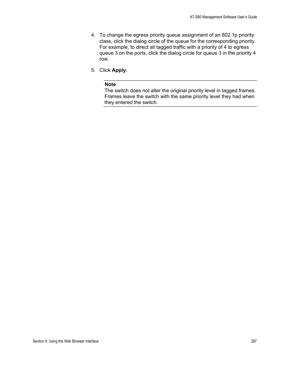 Allied Telesis AT-S80 User Manual | Page 297 / 346