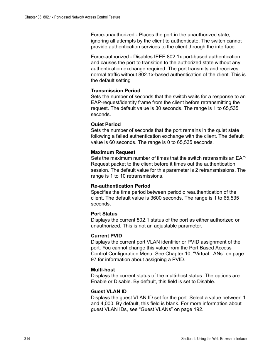 Allied Telesis AT-S80 User Manual | Page 314 / 346