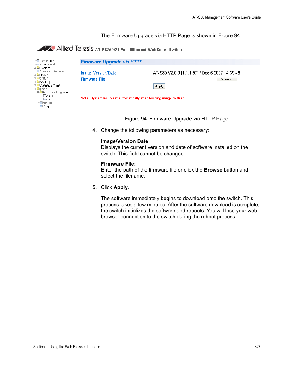 Allied Telesis AT-S80 User Manual | Page 327 / 346