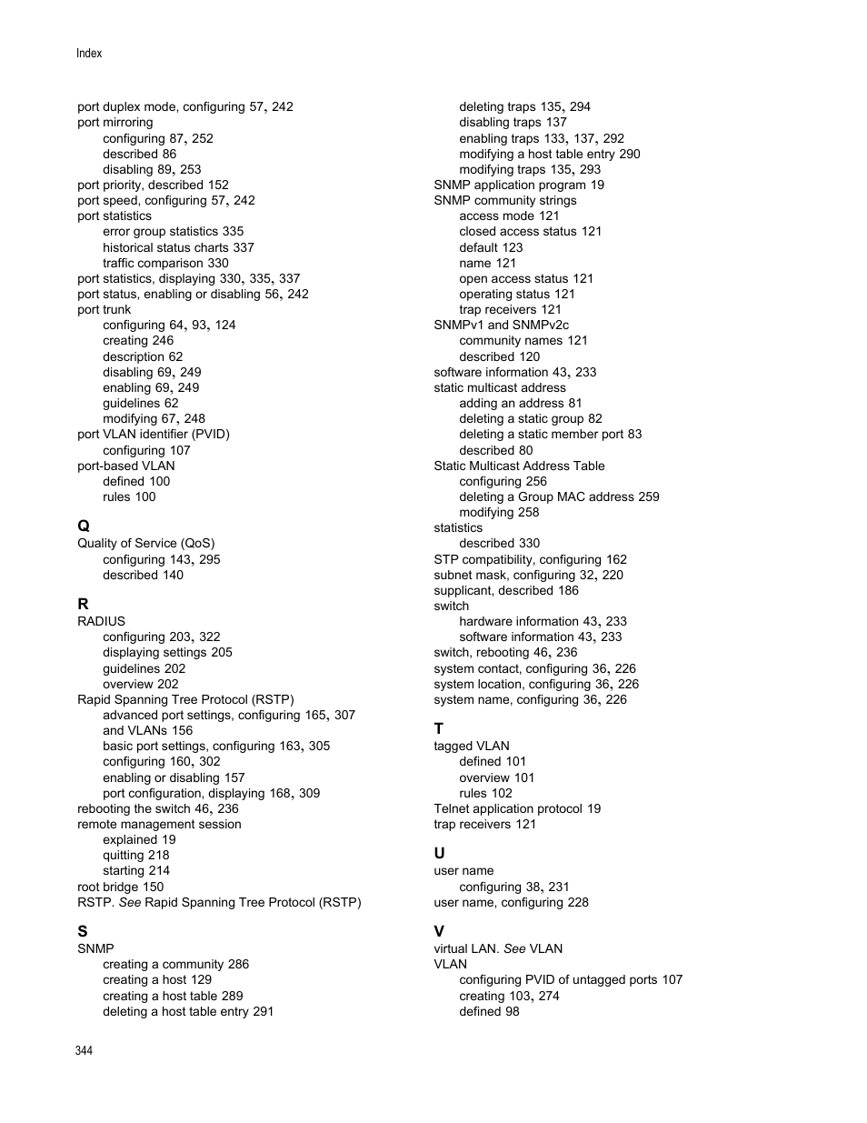 Allied Telesis AT-S80 User Manual | Page 344 / 346