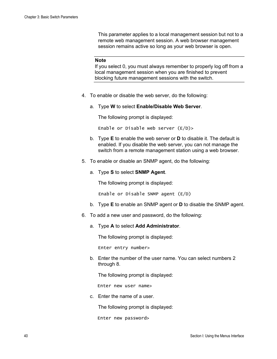 Allied Telesis AT-S80 User Manual | Page 40 / 346