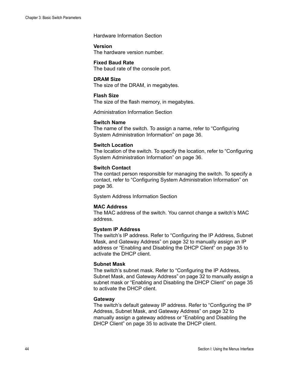 Allied Telesis AT-S80 User Manual | Page 44 / 346