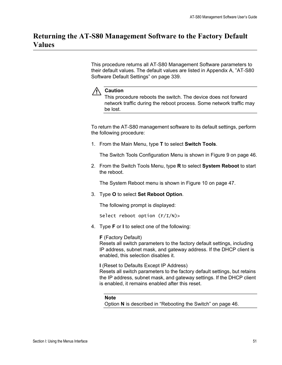 Allied Telesis AT-S80 User Manual | Page 51 / 346