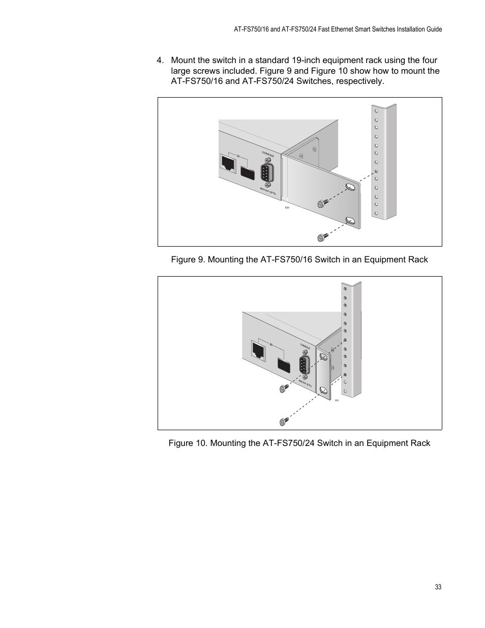 Allied Telesis AT-FS750/24 User Manual | Page 33 / 44