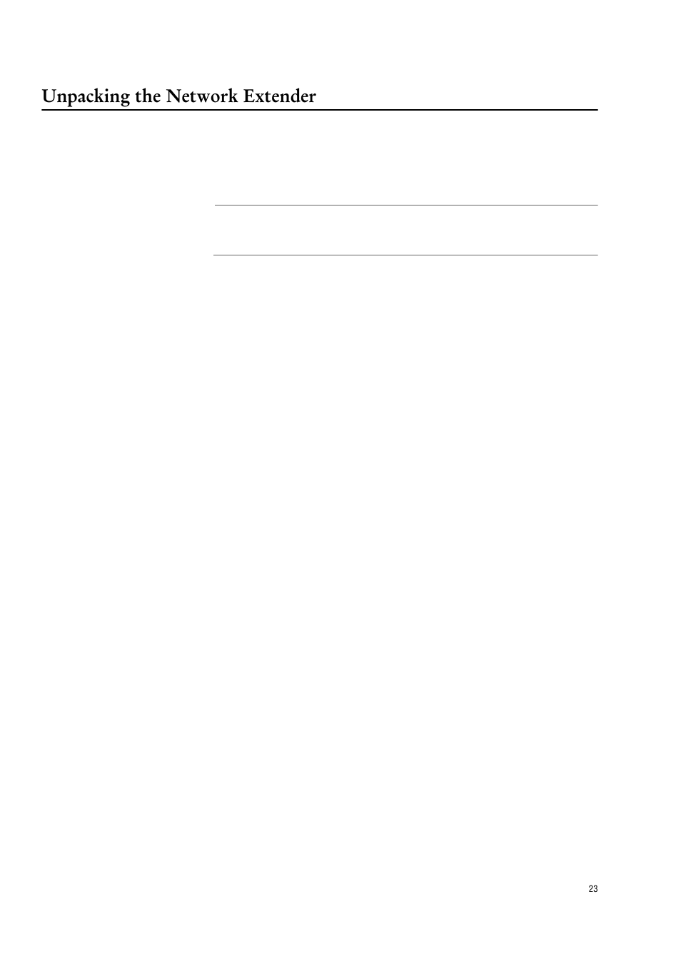 Unpacking the network extender | Allied Telesis AT-МС602 User Manual | Page 23 / 65