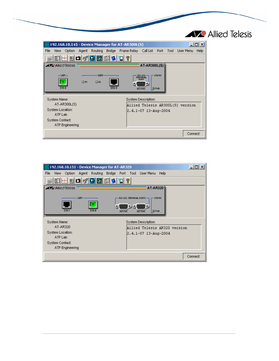 Allied Telesis AlliedView-EMS 3.10 DEVICE MANAGEMENT User Manual | Page 135 / 367
