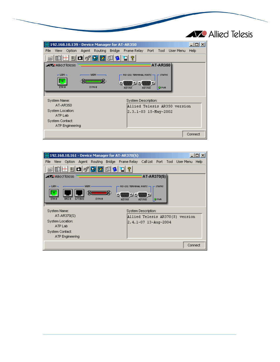 Allied Telesis AlliedView-EMS 3.10 DEVICE MANAGEMENT User Manual | Page 136 / 367