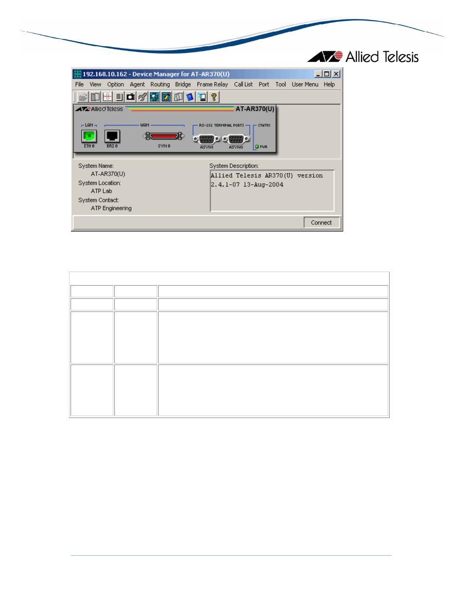Agent menu | Allied Telesis AlliedView-EMS 3.10 DEVICE MANAGEMENT User Manual | Page 137 / 367