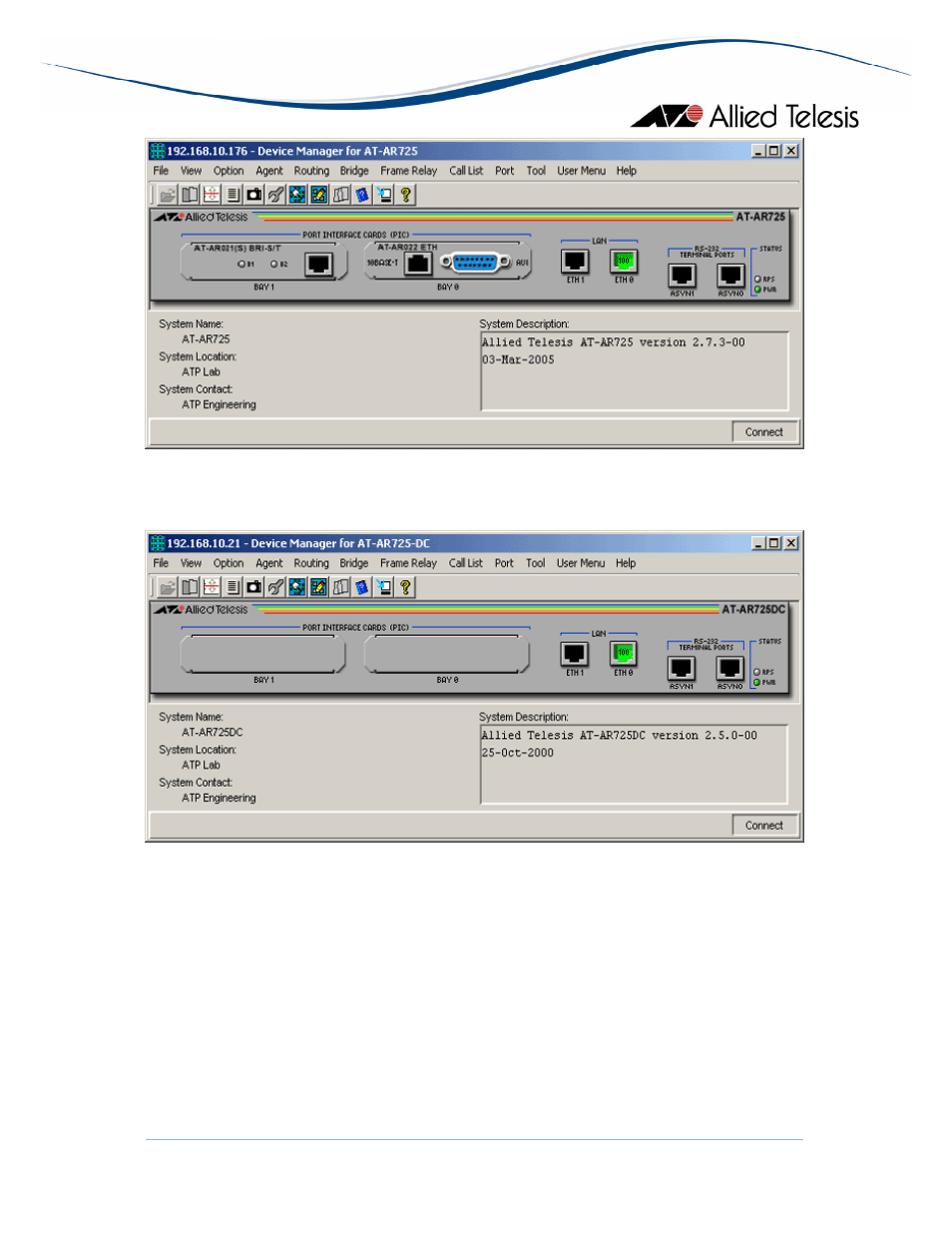 Allied Telesis AlliedView-EMS 3.10 DEVICE MANAGEMENT User Manual | Page 152 / 367