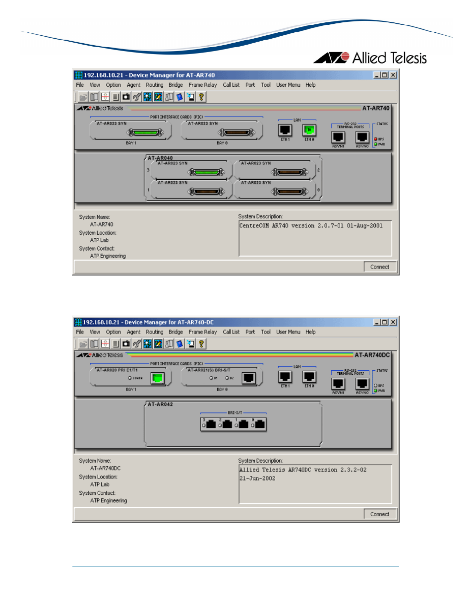 Allied Telesis AlliedView-EMS 3.10 DEVICE MANAGEMENT User Manual | Page 153 / 367