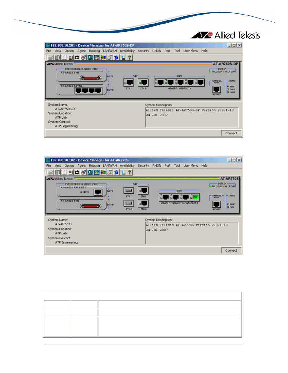 Allied Telesis AlliedView-EMS 3.10 DEVICE MANAGEMENT User Manual | Page 159 / 367