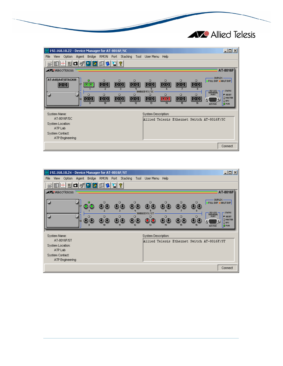 Allied Telesis AlliedView-EMS 3.10 DEVICE MANAGEMENT User Manual | Page 16 / 367