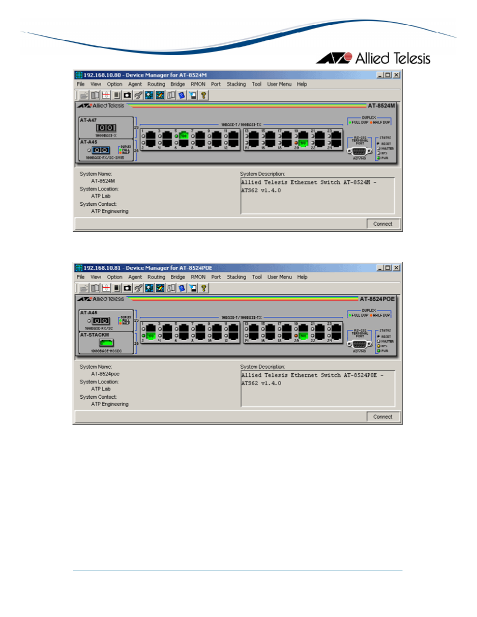 Allied Telesis AlliedView-EMS 3.10 DEVICE MANAGEMENT User Manual | Page 175 / 367