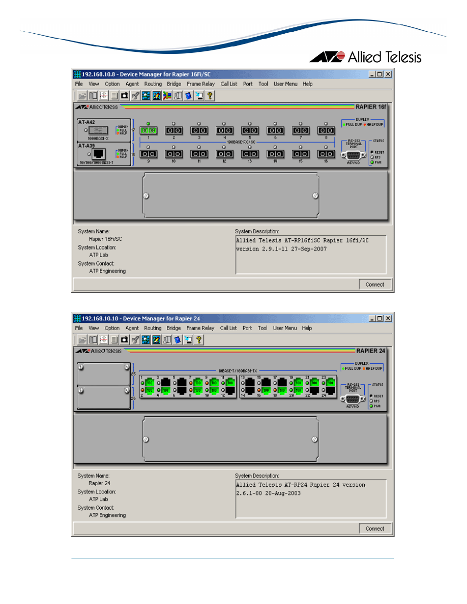 Allied Telesis AlliedView-EMS 3.10 DEVICE MANAGEMENT User Manual | Page 208 / 367