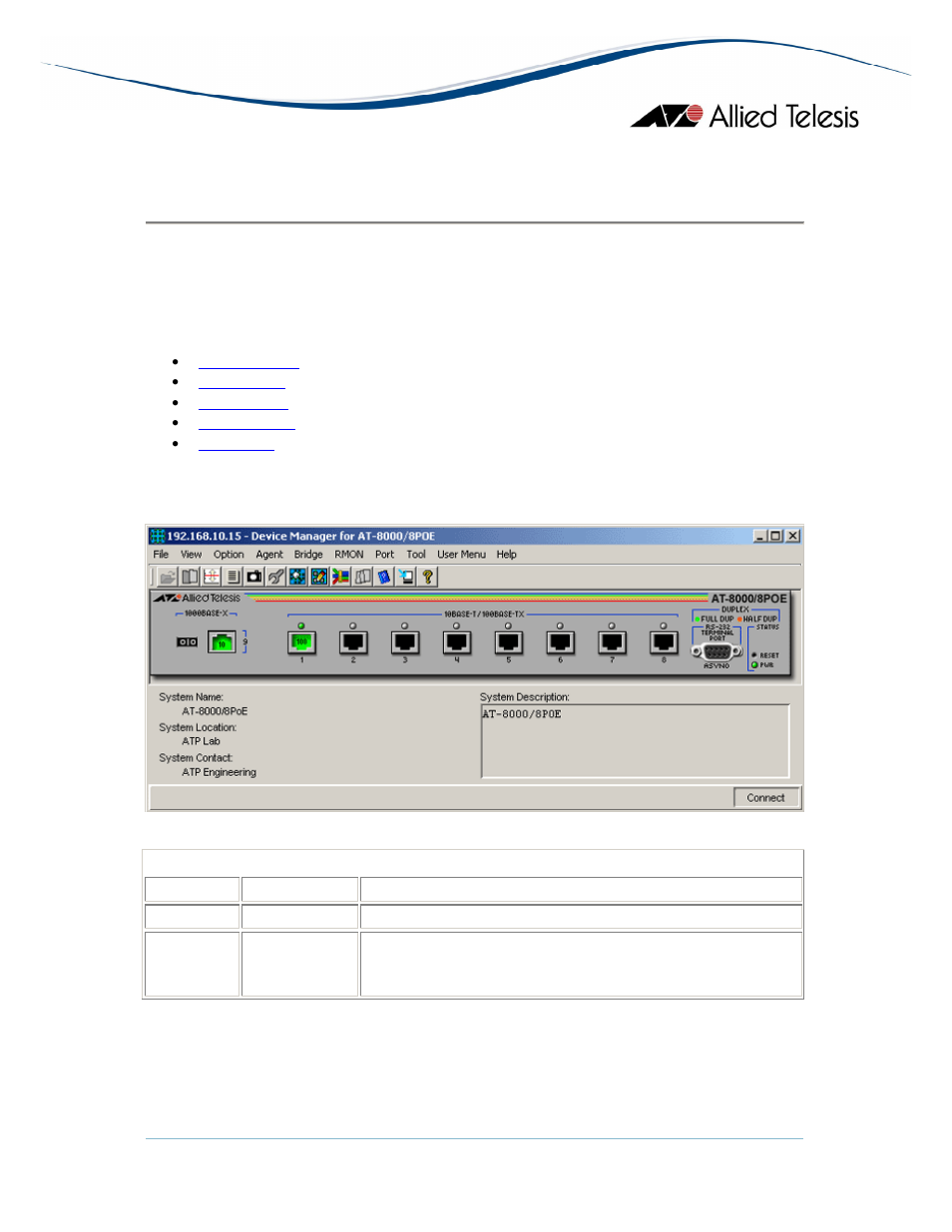 Main window | Allied Telesis AlliedView-EMS 3.10 DEVICE MANAGEMENT User Manual | Page 27 / 367