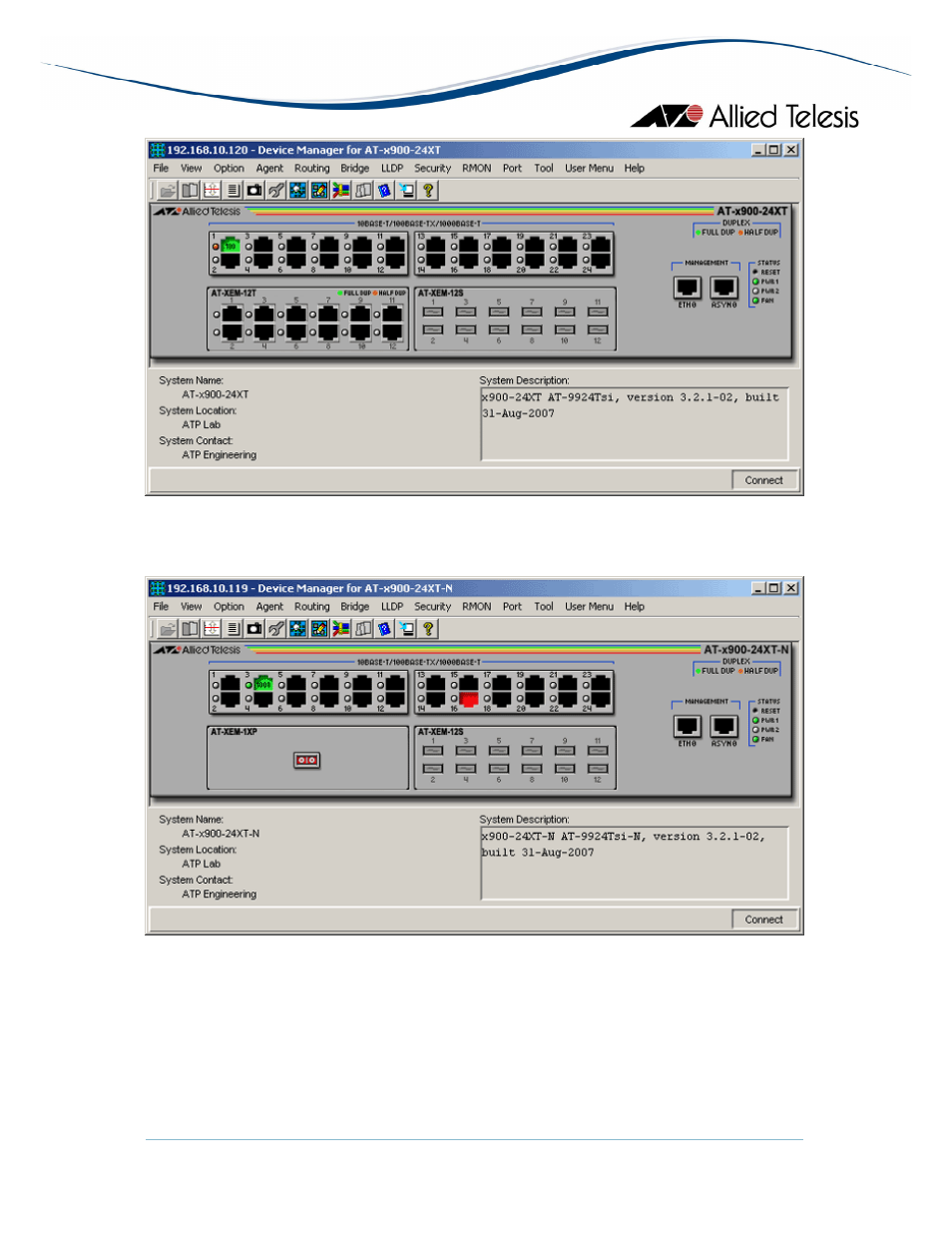 Allied Telesis AlliedView-EMS 3.10 DEVICE MANAGEMENT User Manual | Page 274 / 367