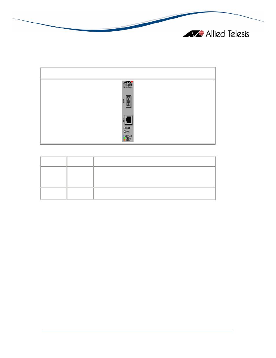 At-pb300 series media converter modules | Allied Telesis AlliedView-EMS 3.10 DEVICE MANAGEMENT User Manual | Page 324 / 367