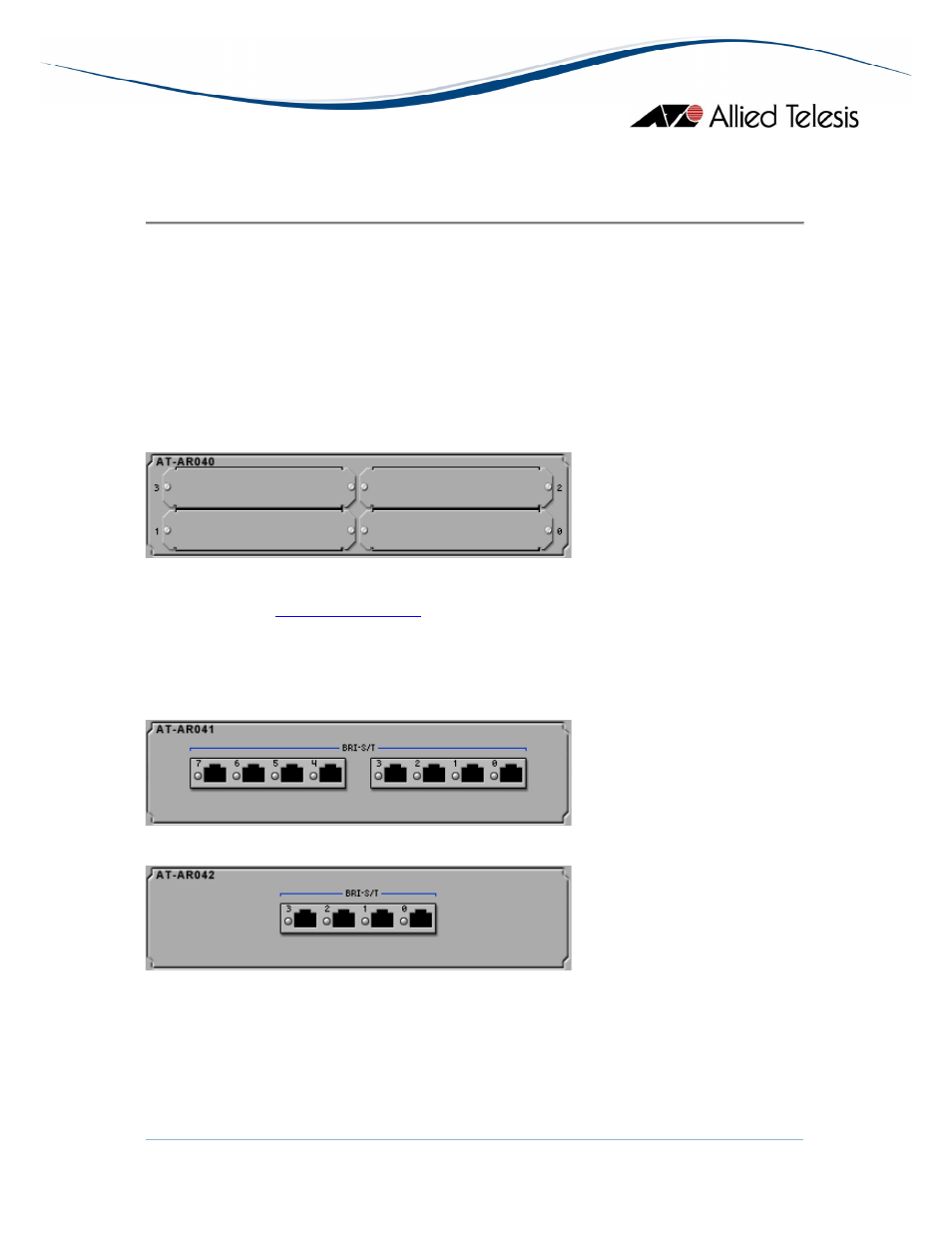 Network service modules | Allied Telesis AlliedView-EMS 3.10 DEVICE MANAGEMENT User Manual | Page 361 / 367
