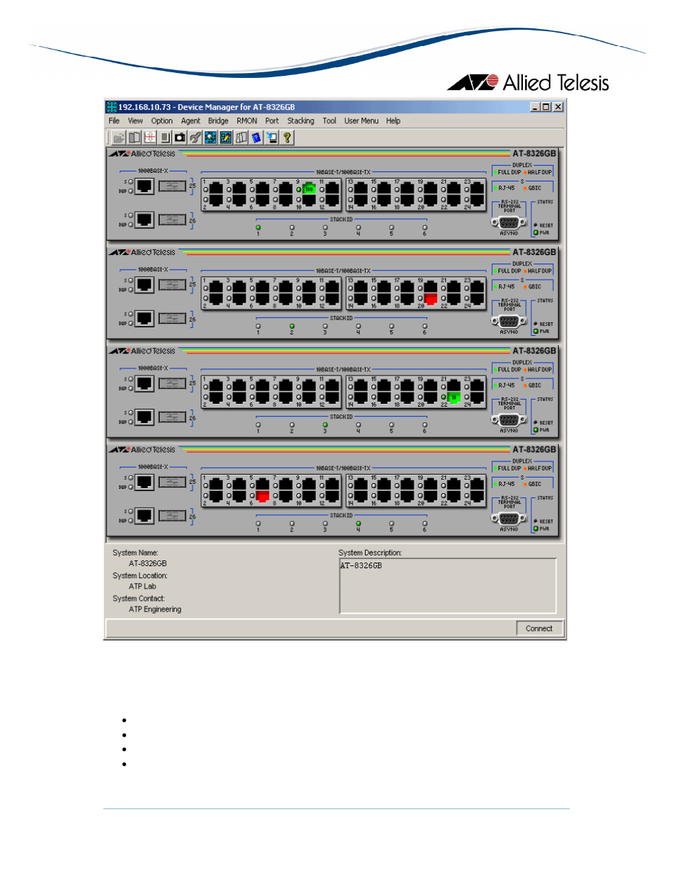 Allied Telesis AlliedView-EMS 3.10 DEVICE MANAGEMENT User Manual | Page 85 / 367