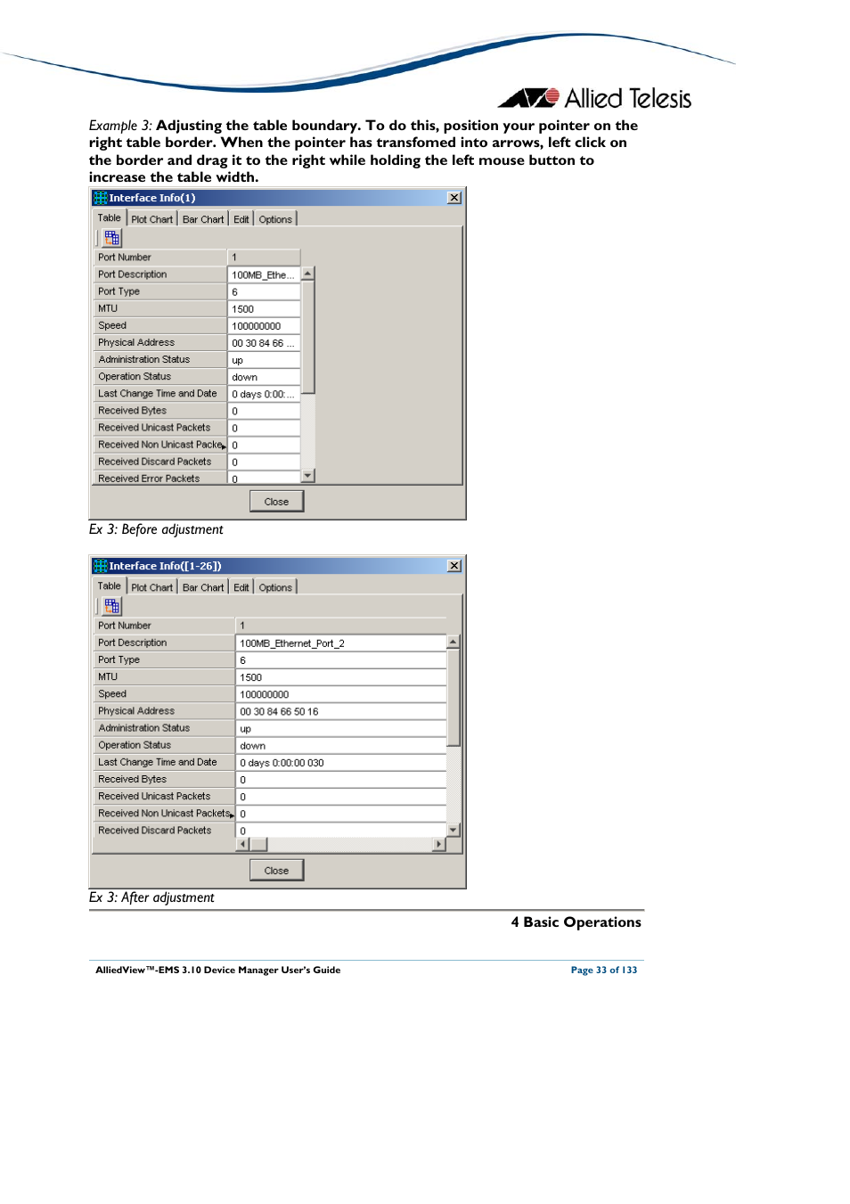 Allied Telesis AlliedView-EMS 3.10 DEVICE MANAGER User Manual | Page 33 / 133