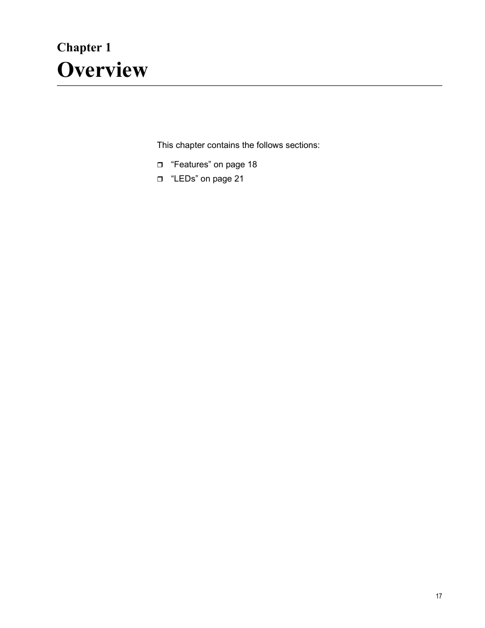 Chapter 1, Overview, R 1: overview | Allied Telesis AT-iMG646PX-ON User Manual | Page 17 / 98