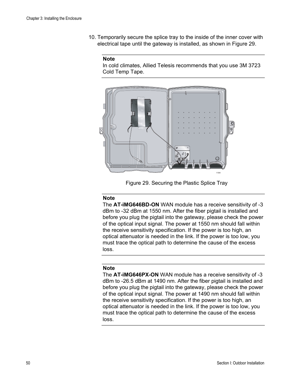 Allied Telesis AT-iMG646PX-ON User Manual | Page 50 / 98