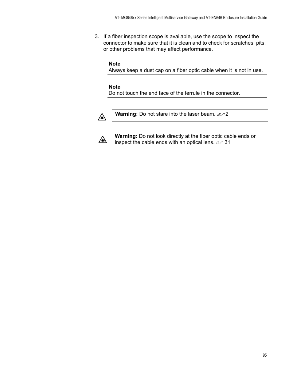 Allied Telesis AT-iMG646PX-ON User Manual | Page 95 / 98