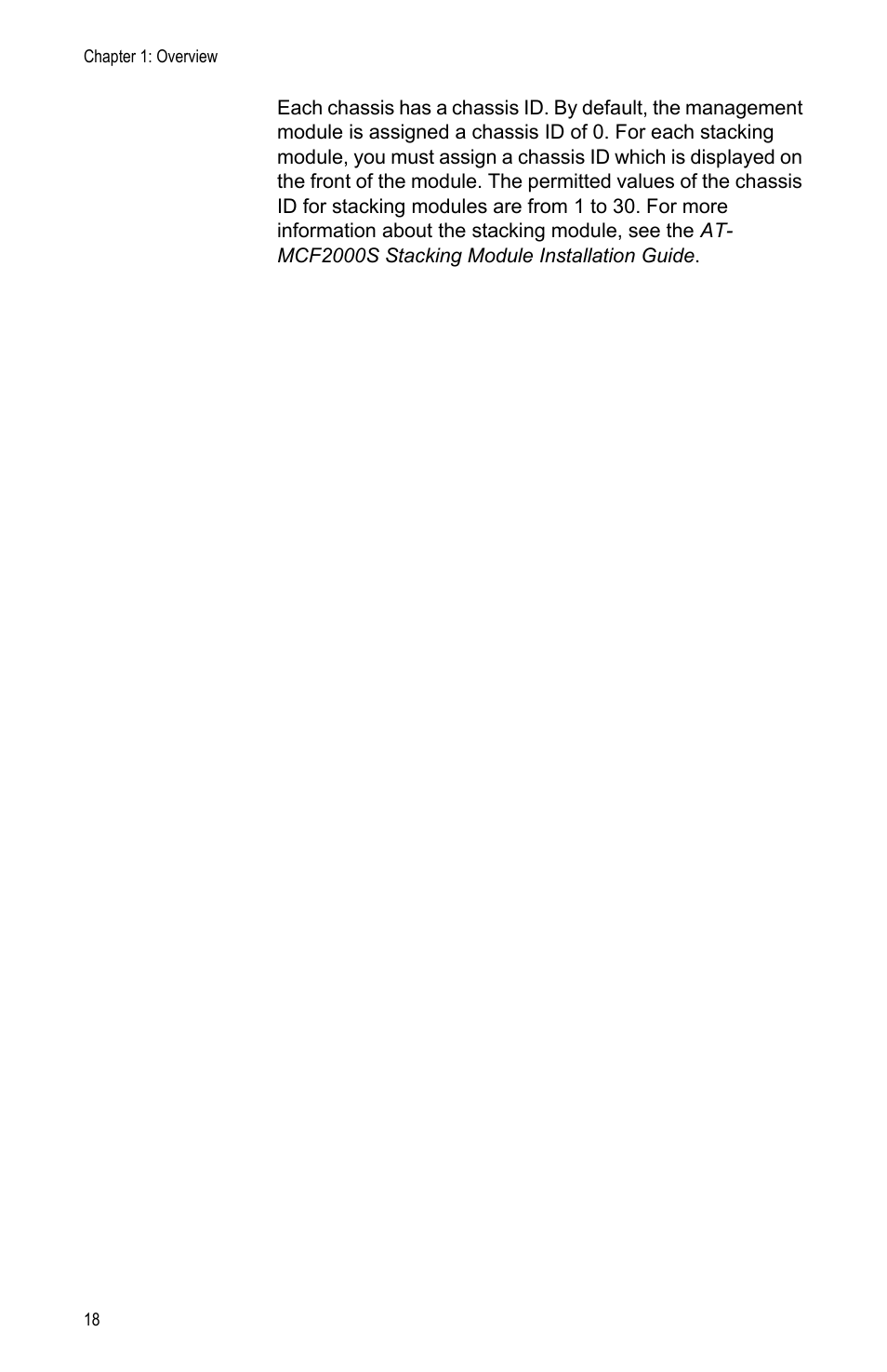 Allied Telesis AT-MCF2000 User Manual | Page 18 / 48