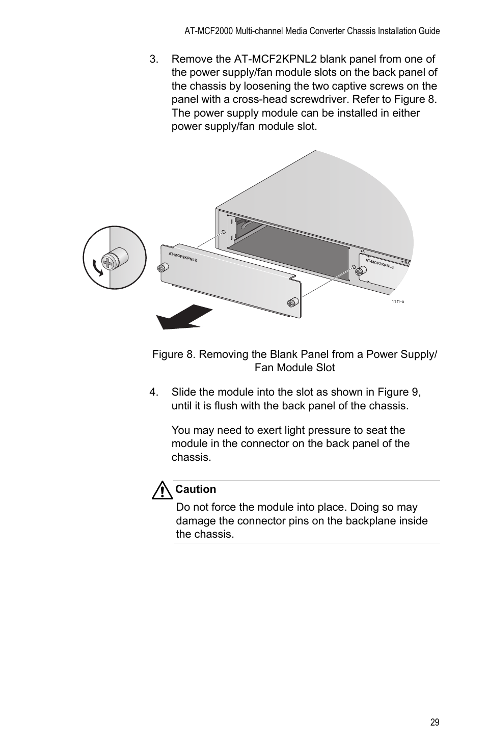 Allied Telesis AT-MCF2000 User Manual | Page 29 / 48