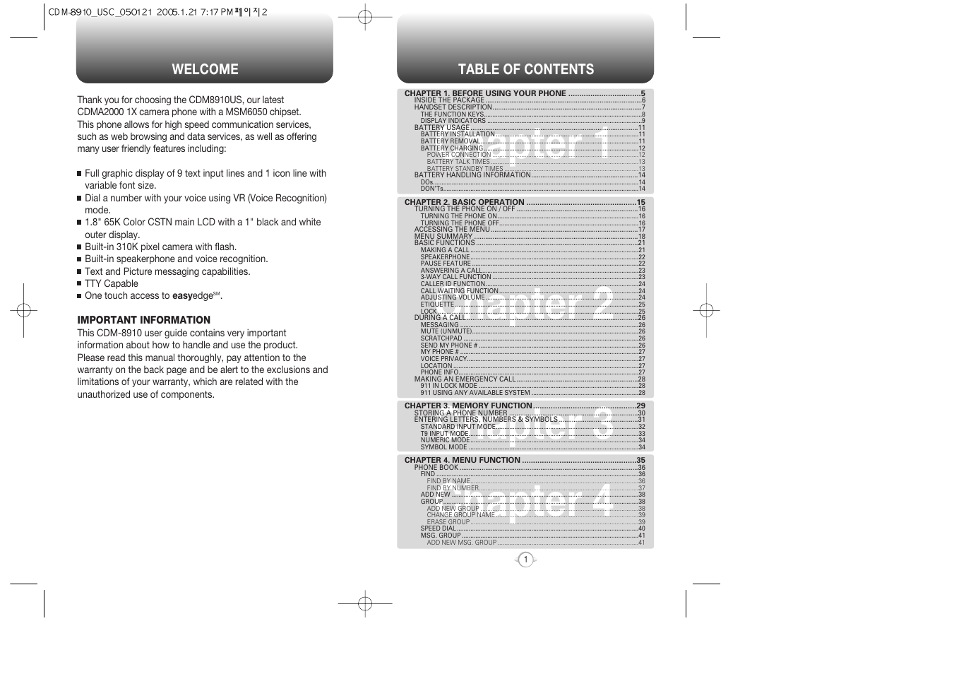 Audiovox CDM-8910 User Manual | 69 pages