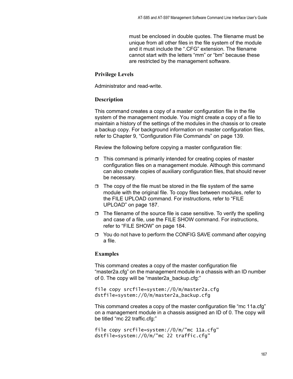 Allied Telesis AT-S97 User Manual | Page 167 / 242