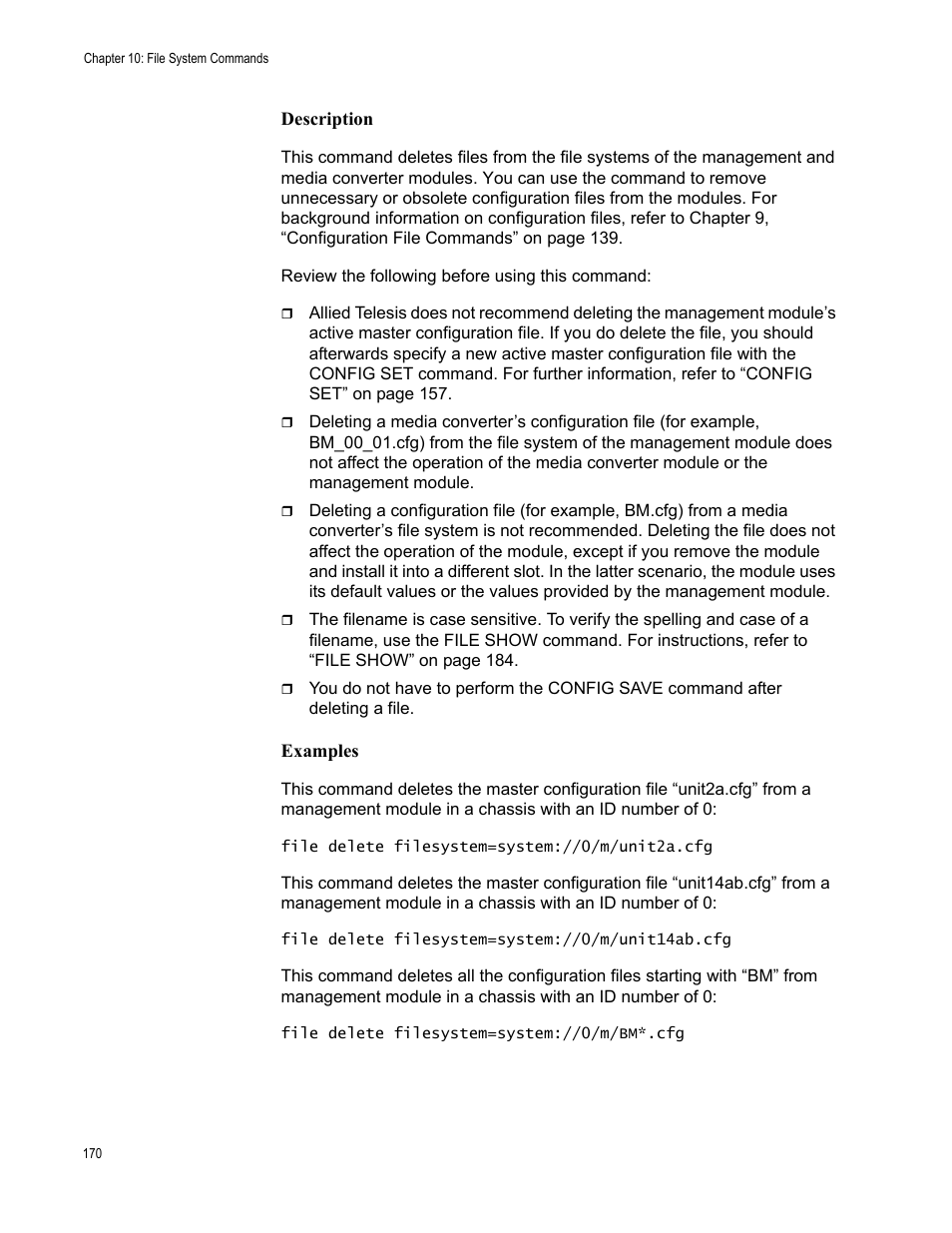 Allied Telesis AT-S97 User Manual | Page 170 / 242