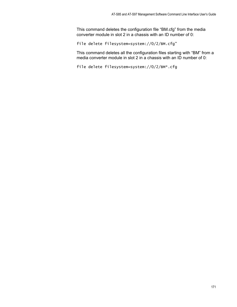 Allied Telesis AT-S97 User Manual | Page 171 / 242