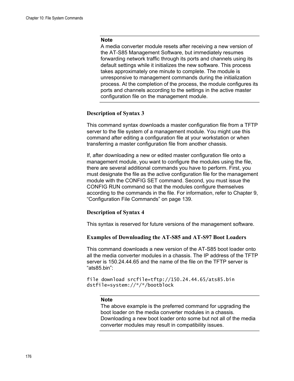 Allied Telesis AT-S97 User Manual | Page 176 / 242