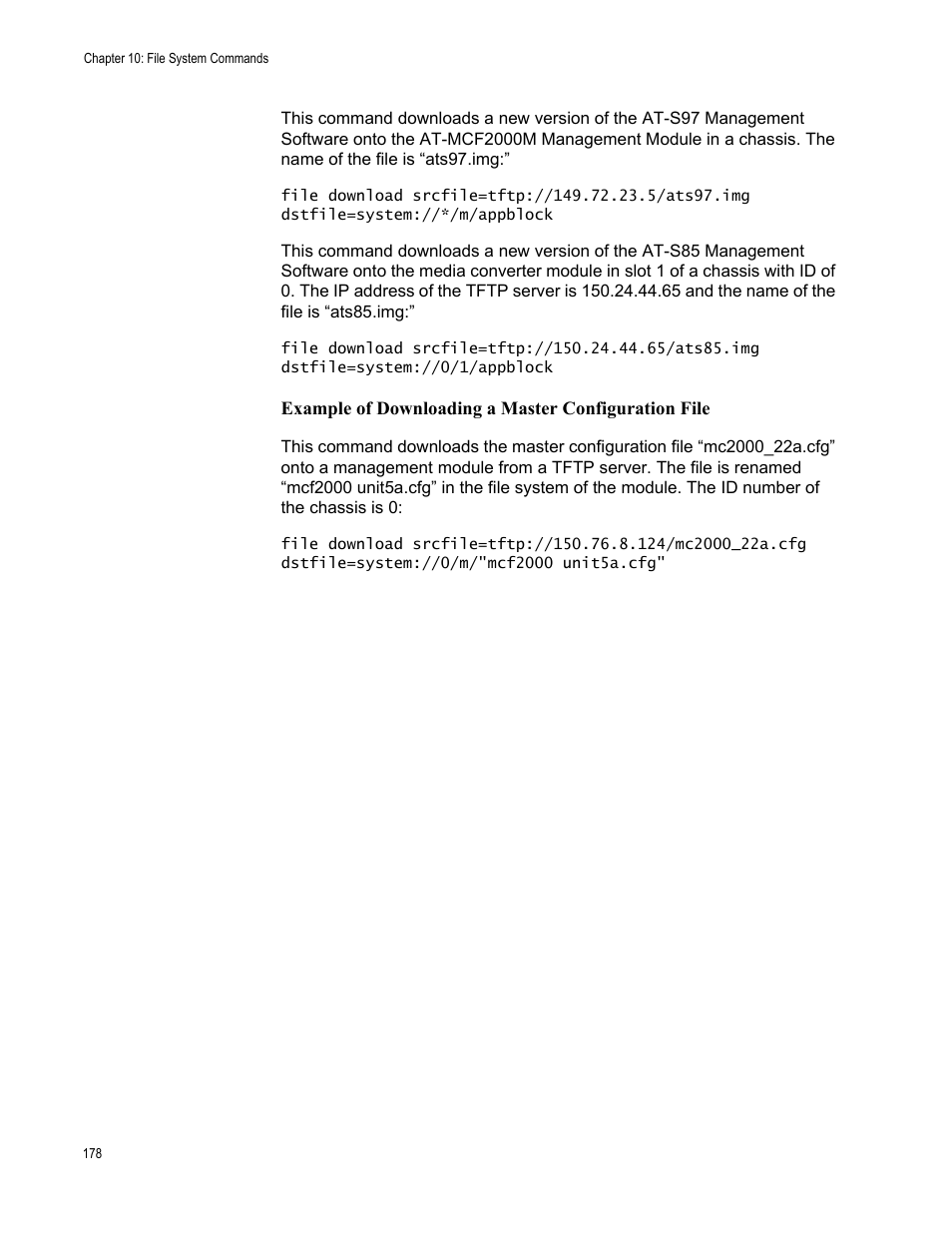 Allied Telesis AT-S97 User Manual | Page 178 / 242
