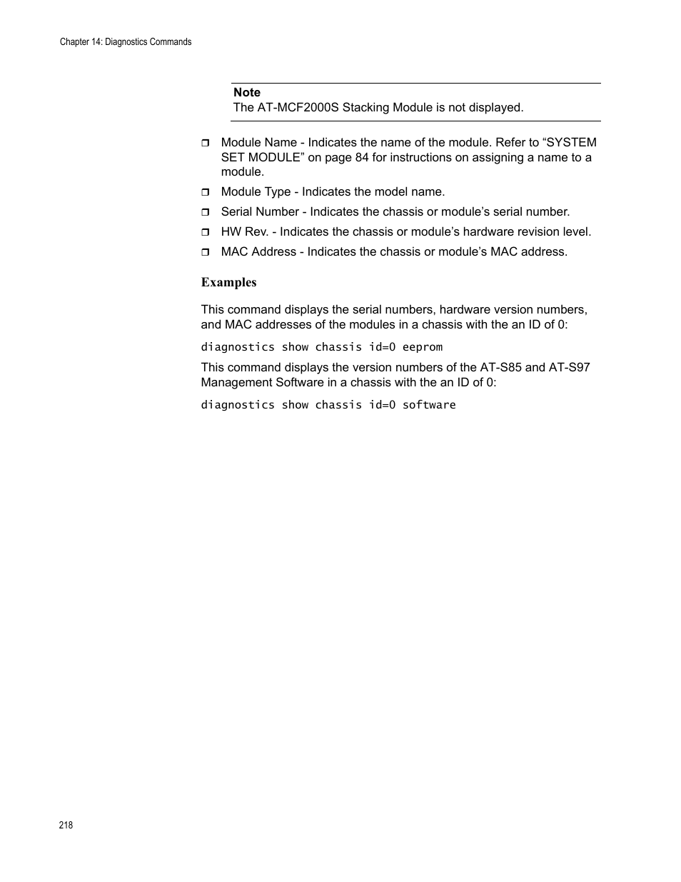 Allied Telesis AT-S97 User Manual | Page 218 / 242