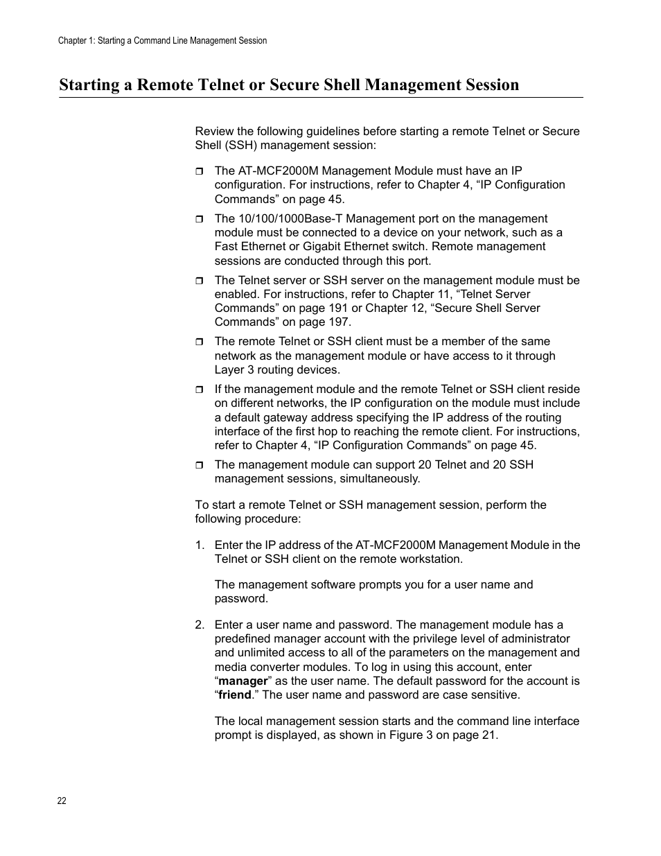 Allied Telesis AT-S97 User Manual | Page 22 / 242