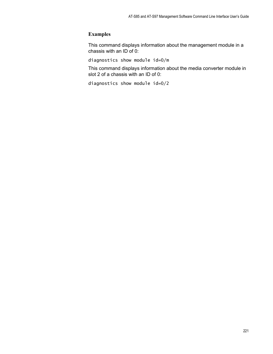 Allied Telesis AT-S97 User Manual | Page 221 / 242