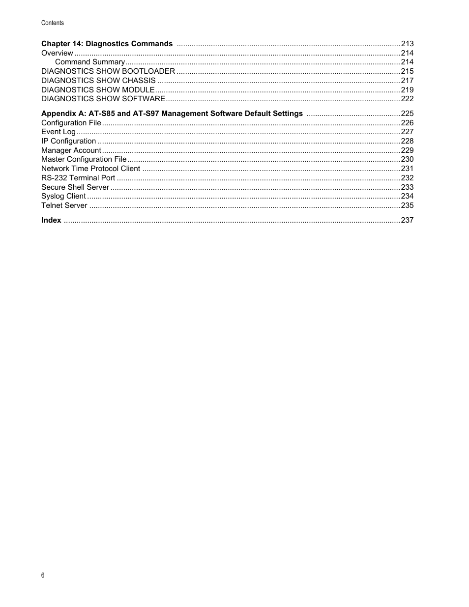 Allied Telesis AT-S97 User Manual | Page 6 / 242