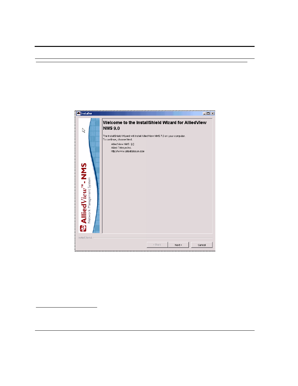 2 installing on a windows platform, 2 installing on a windows platform -2, If you are insta | Allied Telesis Telesyn AlliedView NMS System 9.0 User Manual | Page 14 / 64