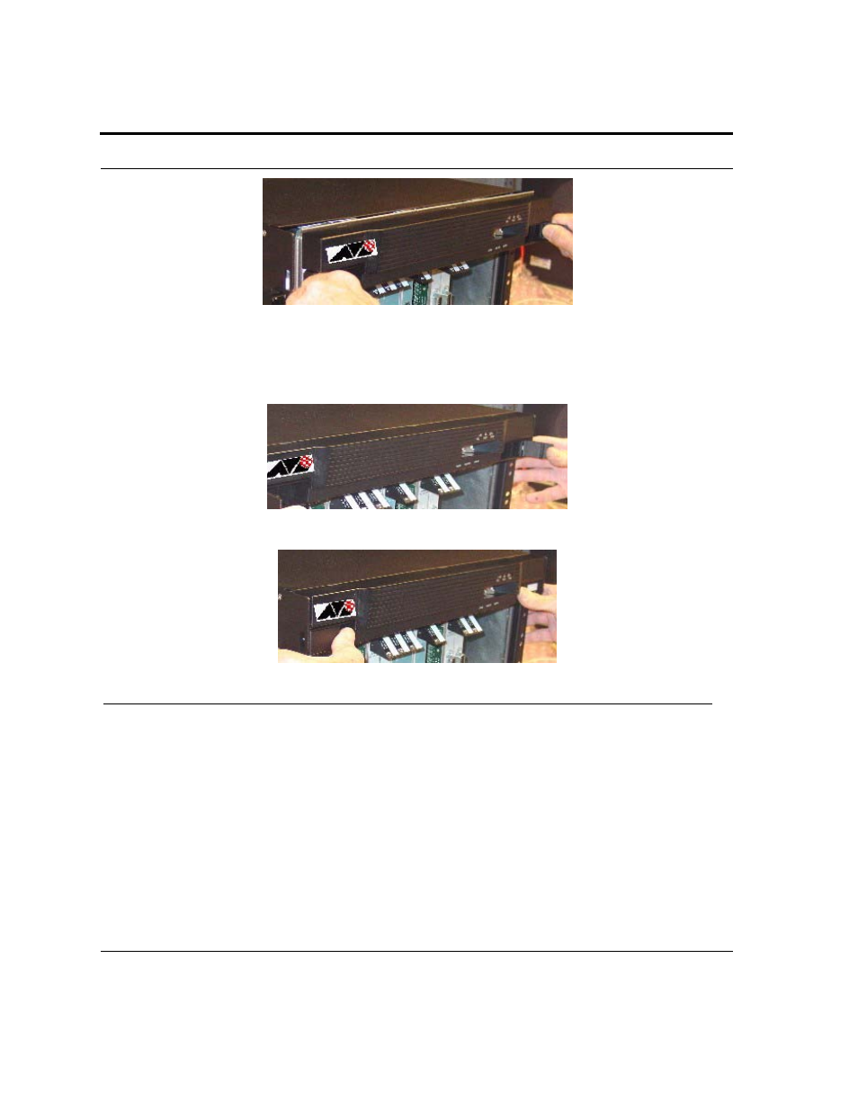 8 install the ati 9700 chassis into the rack, 8 install the ati 9700 chassis into the rack -14, Figure 1-10 | Allied Telesis 9700 iMAP User Manual | Page 20 / 52